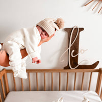 Luna + Luca + neuloshaalari - Valkoinen