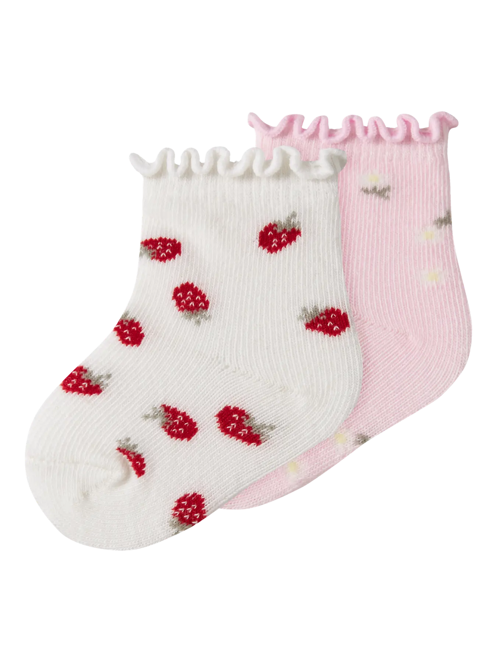 Name It Baby 2-pack sukat, mansikka