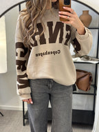 MARTA – Collegepaita – Beige