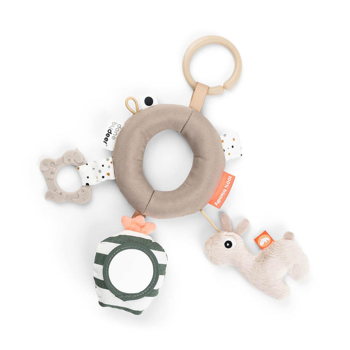 Vaunulelu - Activity rattle - beige - Done By Deer - Luna Living