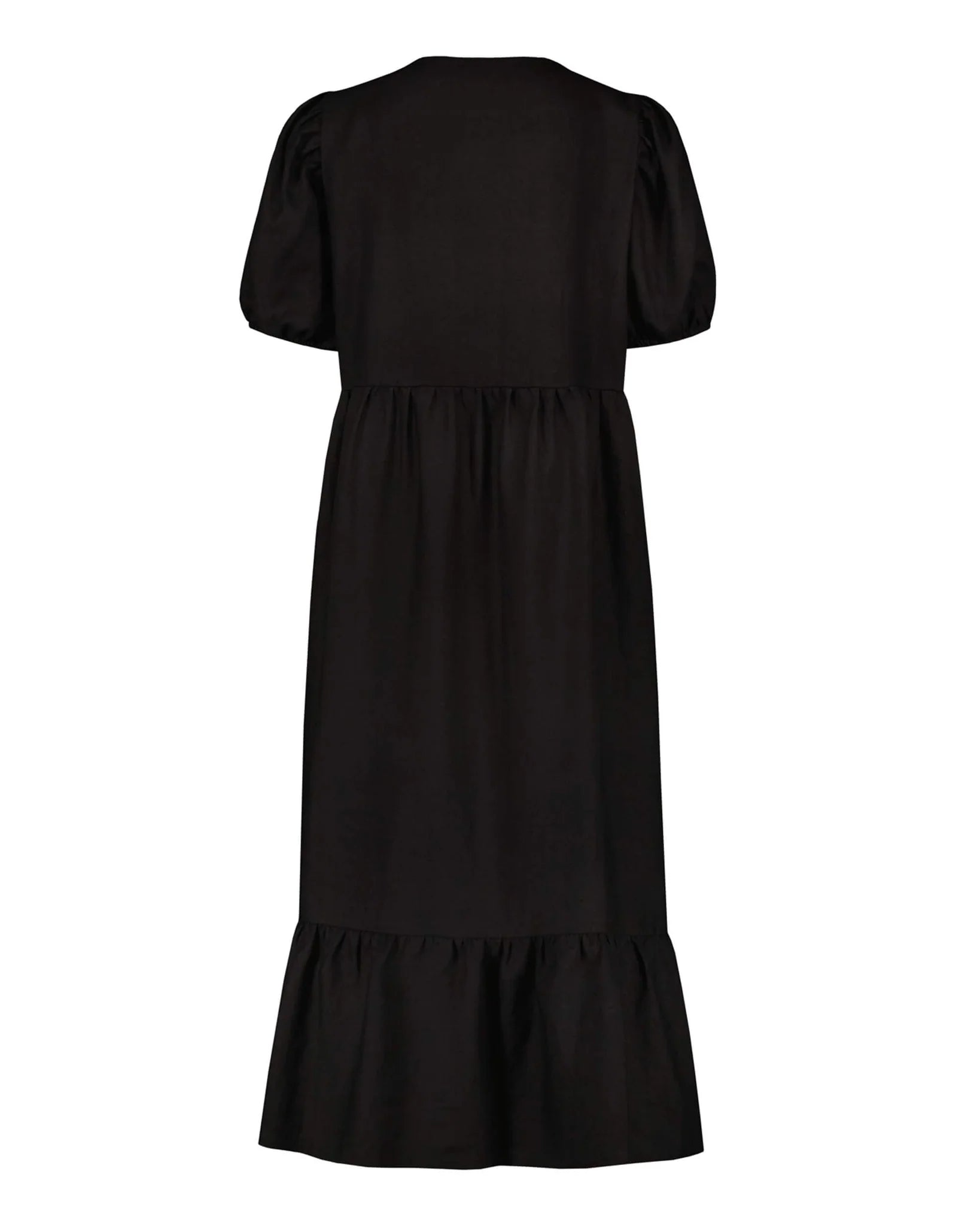 Nakoa -naisten pellavamekko.Astrid Dress,Black