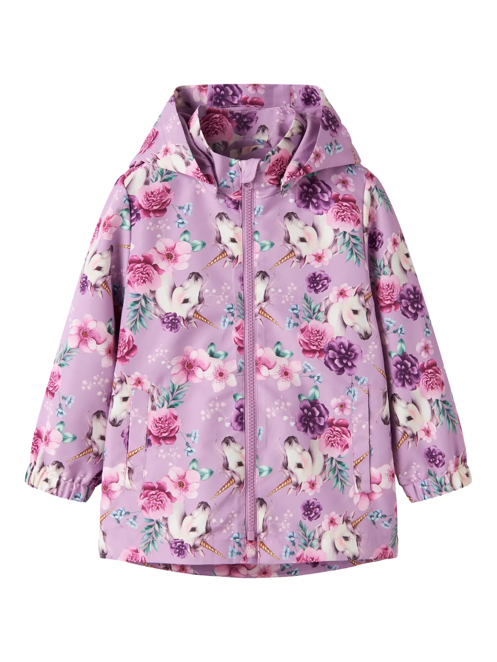 Pian saatavilla!!Name It NMFMAXI välikausi -takki lapselle,unicorn