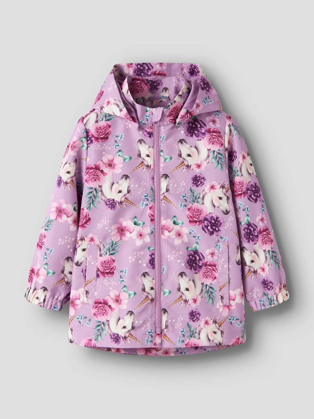 Pian saatavilla!!Name It NMFMAXI välikausi -takki lapselle,unicorn