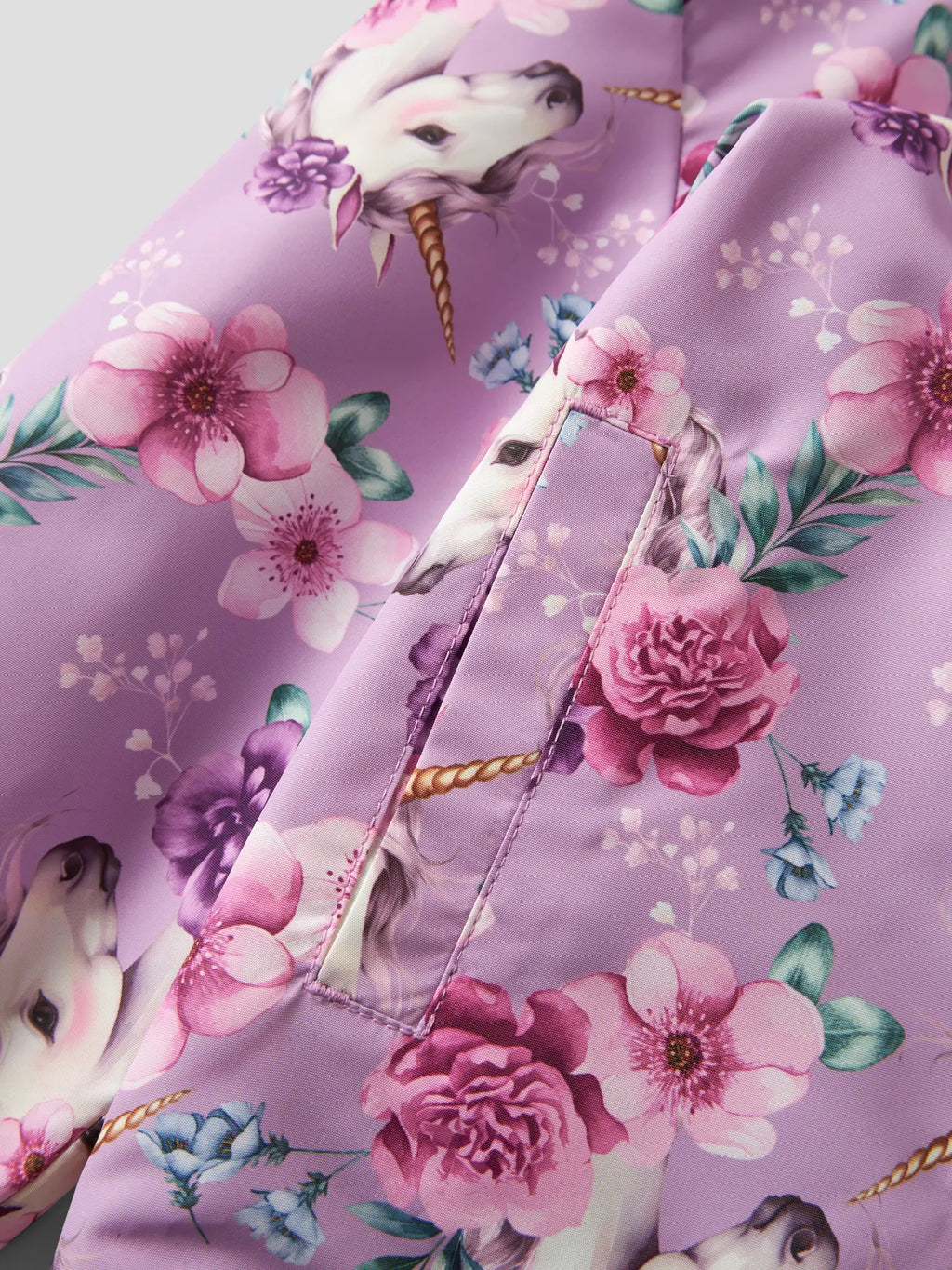 Pian saatavilla!!Name It NMFMAXI välikausi -takki lapselle,unicorn