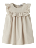 NAME IT- pellavapuuvilla mekkp,beige