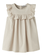 NAME IT- pellavapuuvilla mekkp,beige
