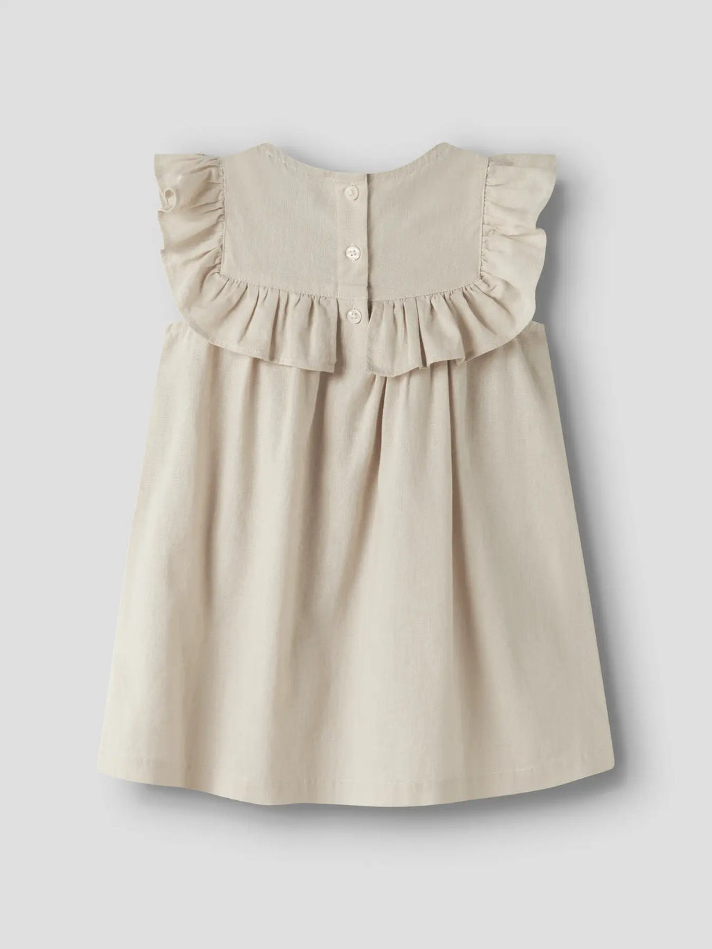 NAME IT- pellavapuuvilla mekkp,beige