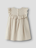 NAME IT- pellavapuuvilla mekkp,beige