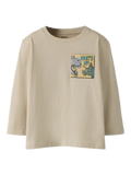 Name it - pitkähihainen luomupuuvillapaita - beige