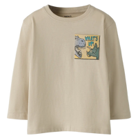 Name it - pitkähihainen luomupuuvillapaita - beige