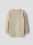 Name it - pitkähihainen luomupuuvillapaita - beige