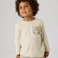 Name it - pitkähihainen luomupuuvillapaita - beige