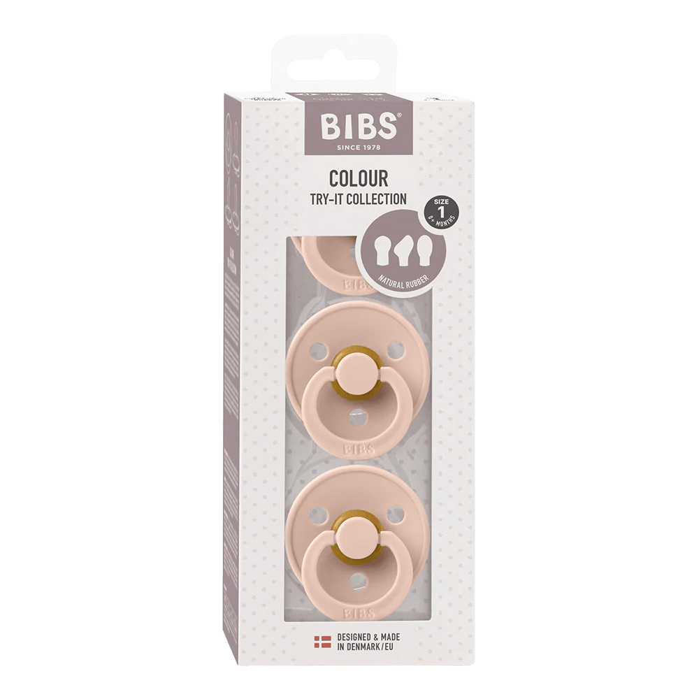 BIBS Try-It Collection 3 pack - Blush - Luna Living