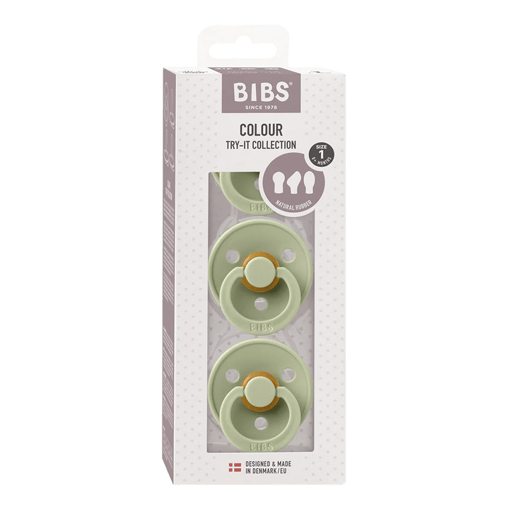 BIBS Try-It Collection 3 pack - Sage - Luna Living