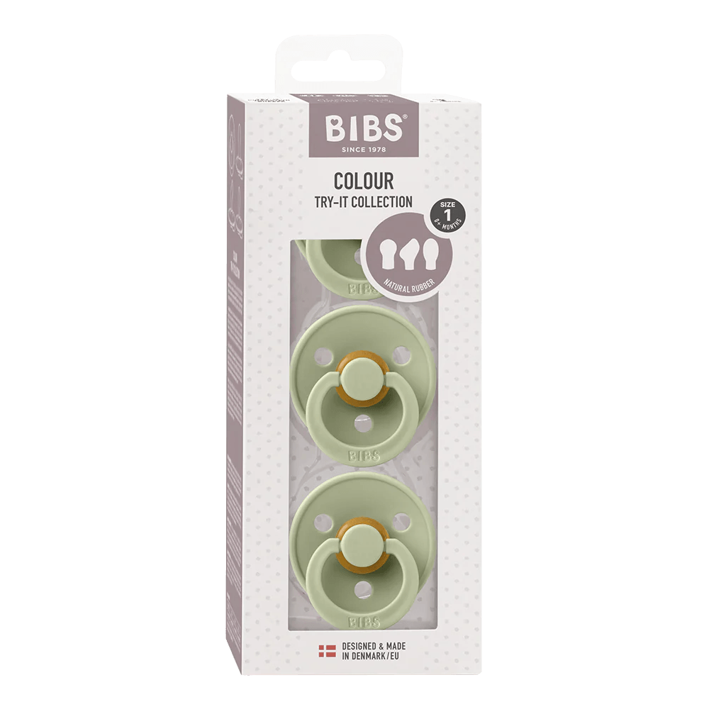 BIBS Try-It Collection 3 pack - Sage - Luna Living