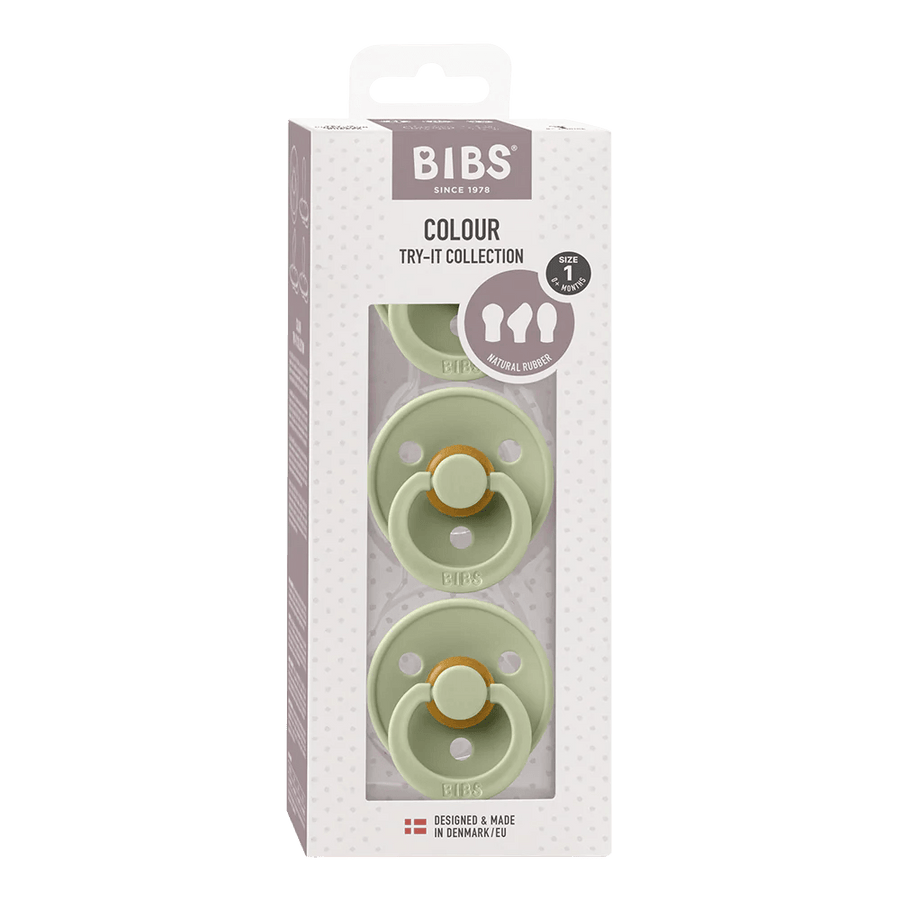 BIBS Try-It Collection 3 pack - Sage - Luna Living