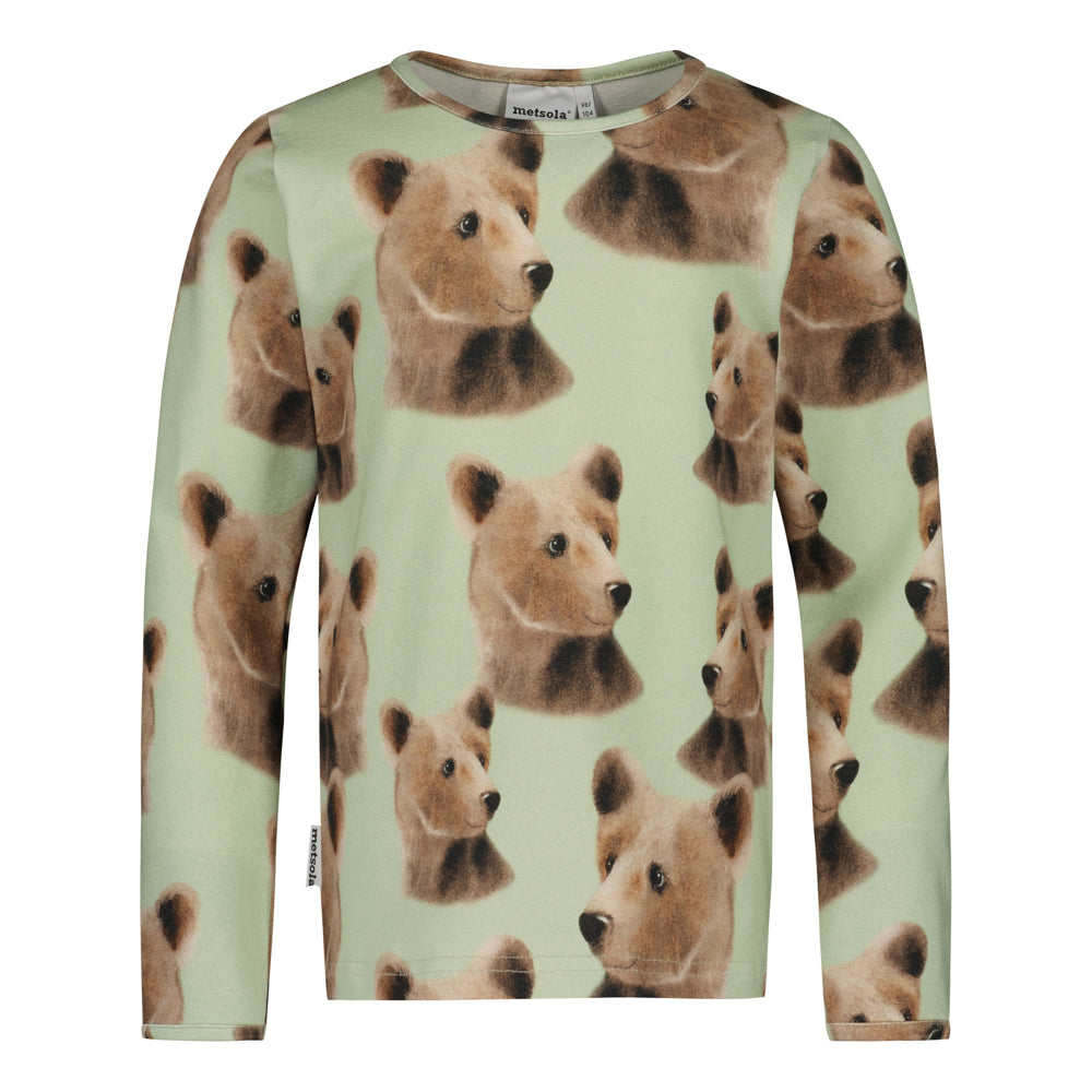 Metsola, Bear Shirt-Spring Green