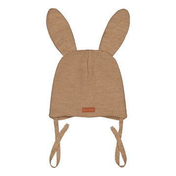 Metsola - bunny hat -merinovillapipo - peanut butter