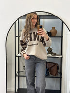 MARTA – Collegepaita – Beige