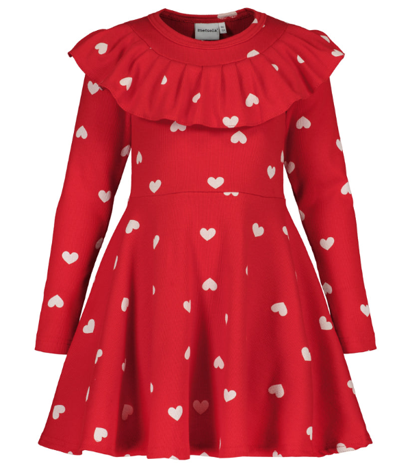 Metsola - Heart song ruffle dress