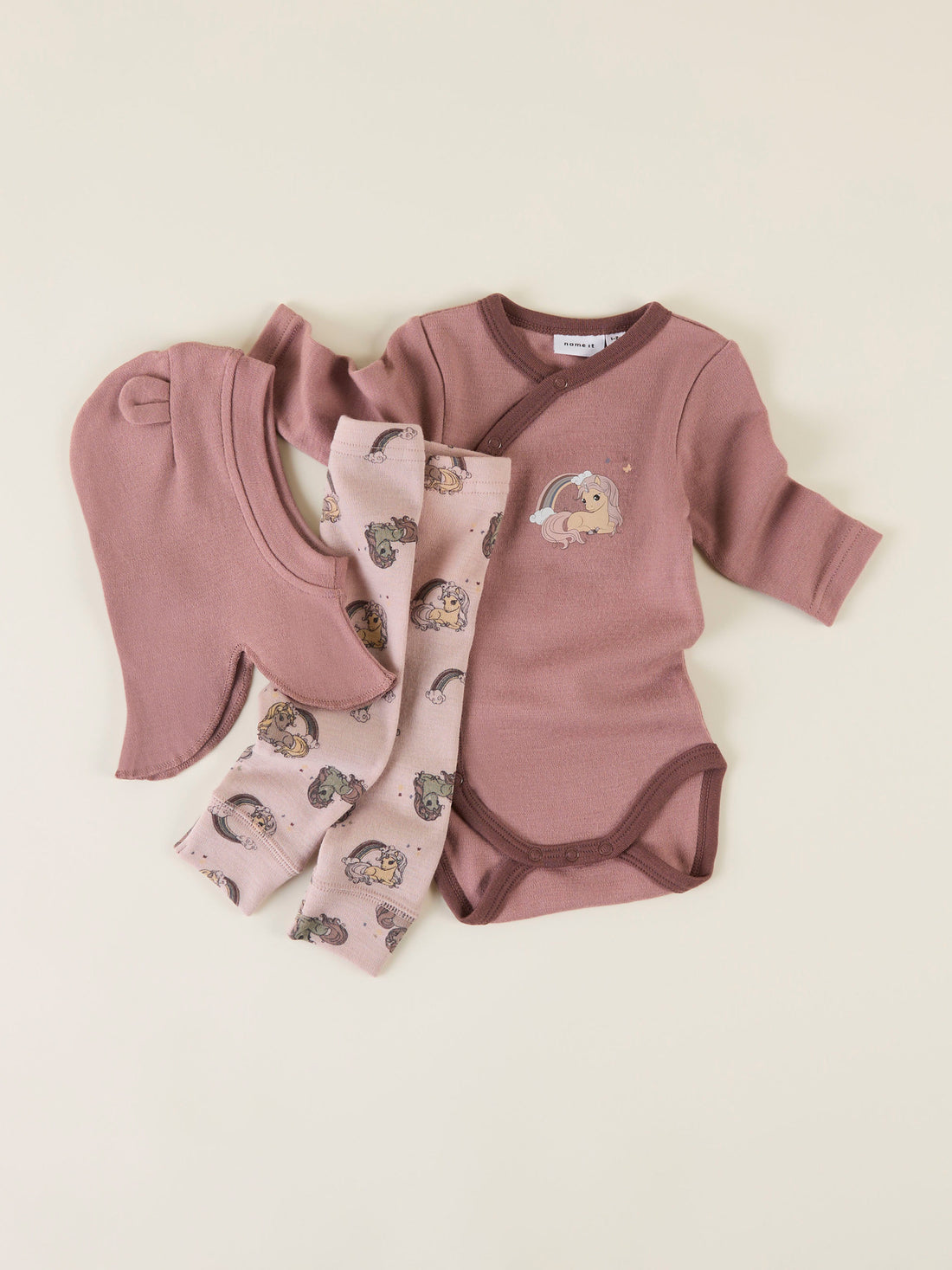 NAME IT BABY - merinovillainen kypärämyssy - antler