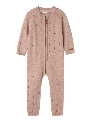 Name It Mini Merinovillainen Neulehaalari – roosa