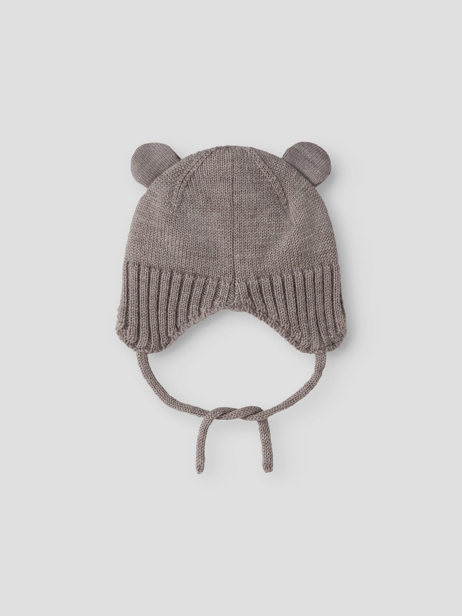 Name It Baby Merinovillainen Neulepipo – vaaleanruskea