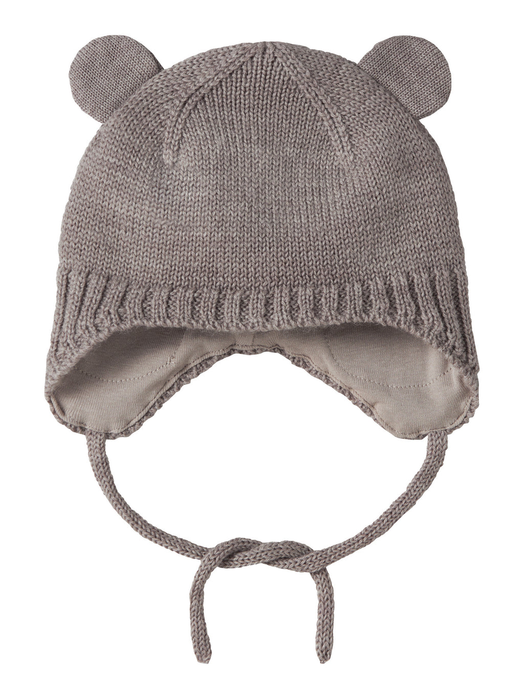 Name It Baby Merinovillainen Neulepipo – vaaleanruskea