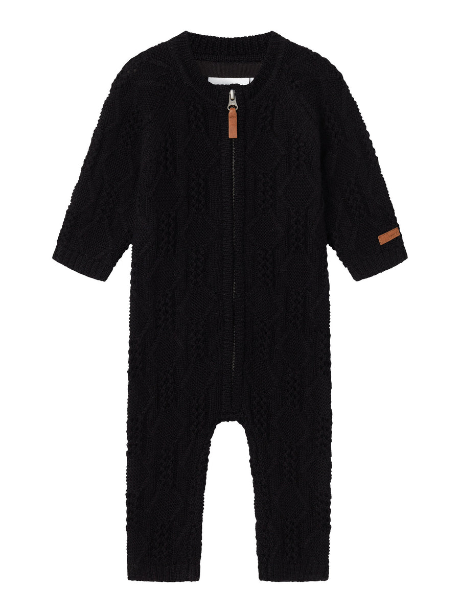 Name It Baby Merinovillainen neulehaalari - black