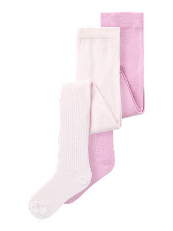 NAME IT KIDS  2-PACK SUKKAHOUSUT - pink