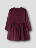 Name It – Veloa samettimekko - Burgundy