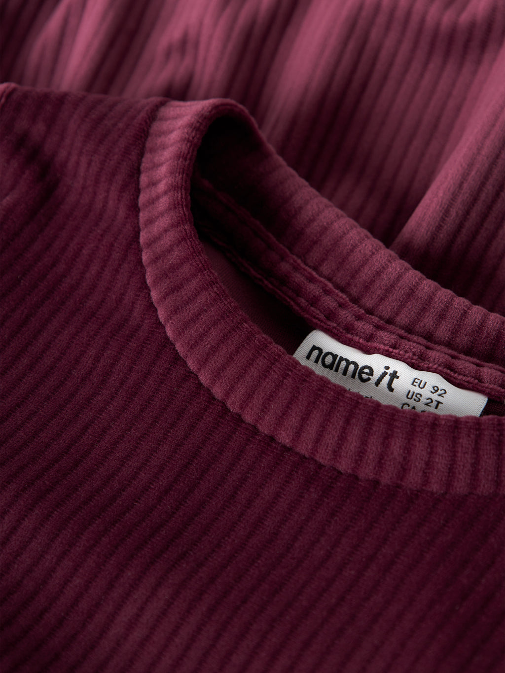 Name It – Veloa samettimekko - Burgundy