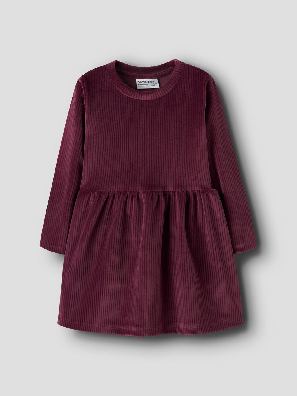 Name It – Veloa samettimekko - Burgundy