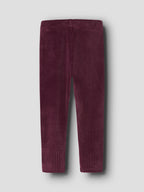 Name It – Veloa samettileggingsit - Burgundy