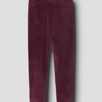 Name It – Veloa samettileggingsit - Burgundy