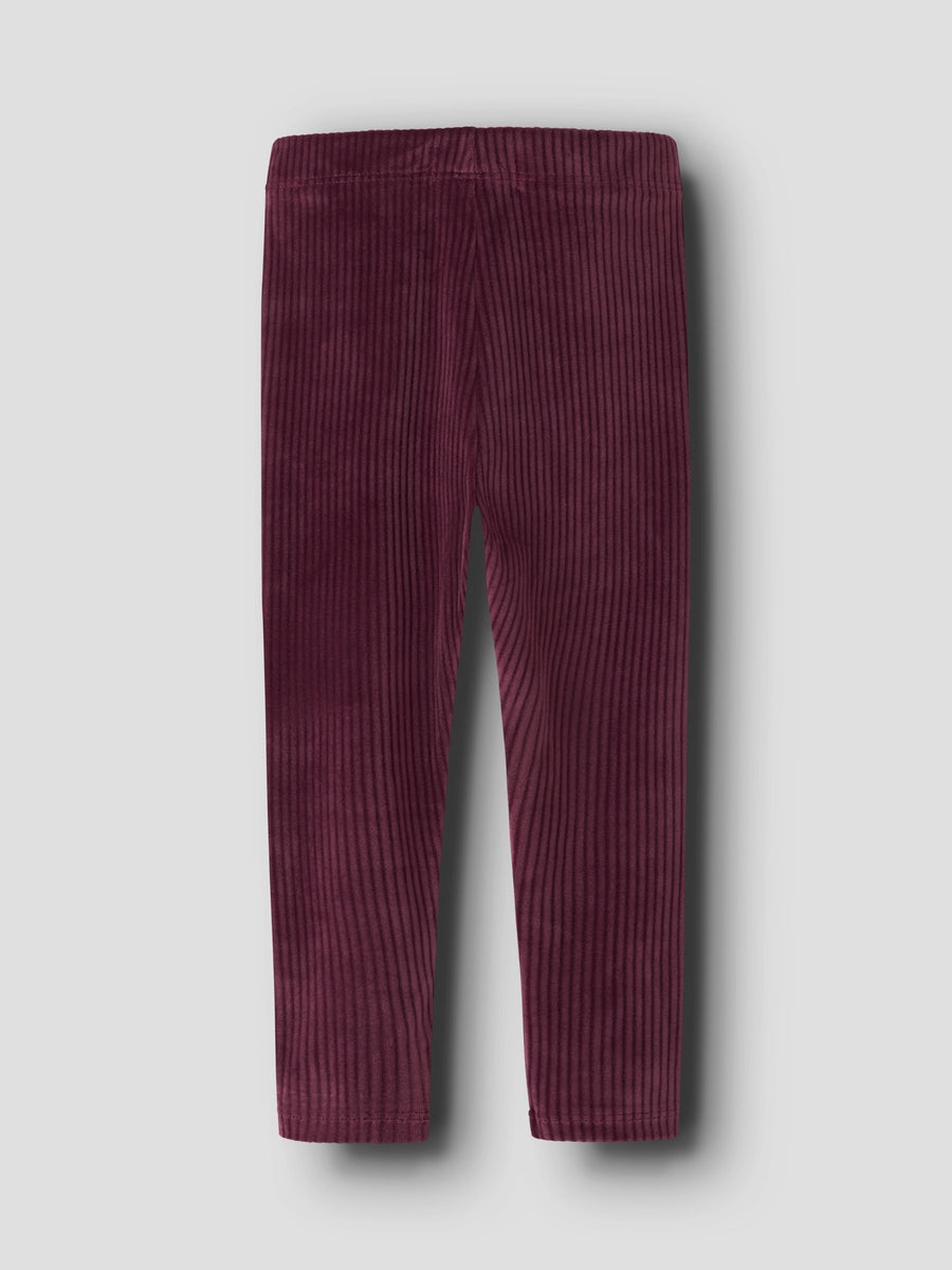Name It – Veloa samettileggingsit - Burgundy