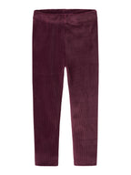 Name It – Veloa samettileggingsit - Burgundy