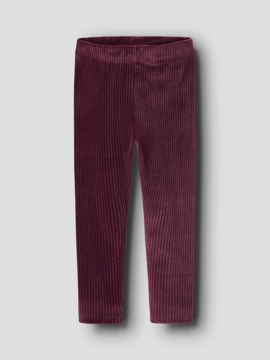 Name It – Veloa samettileggingsit - Burgundy
