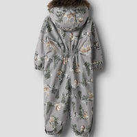 Name It MINI – SNOW10 Lasten talvihaalari - Ultimate Grey WOODLAND
