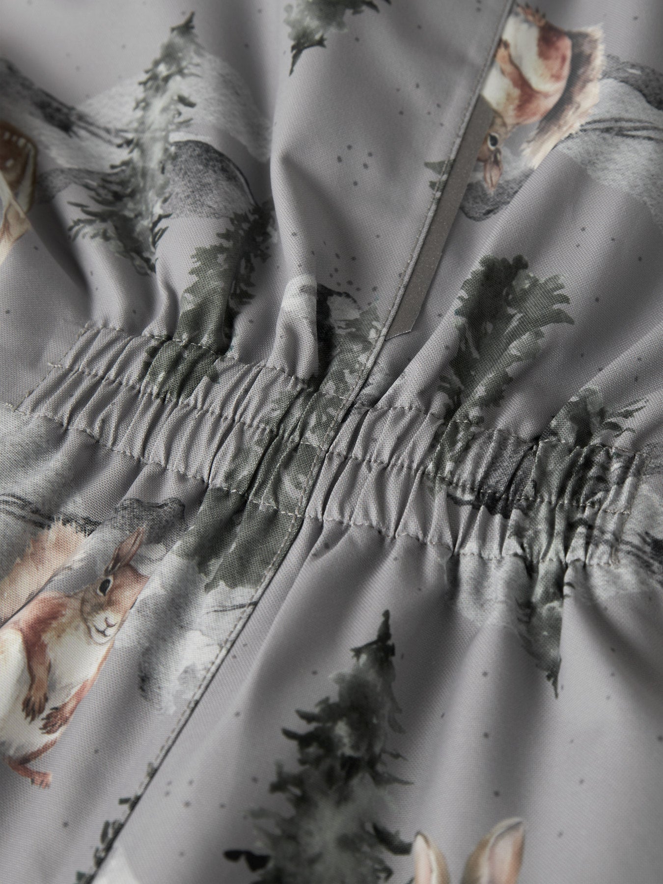 Name It MINI – SNOW10 Lasten talvihaalari - Ultimate Grey WOODLAND