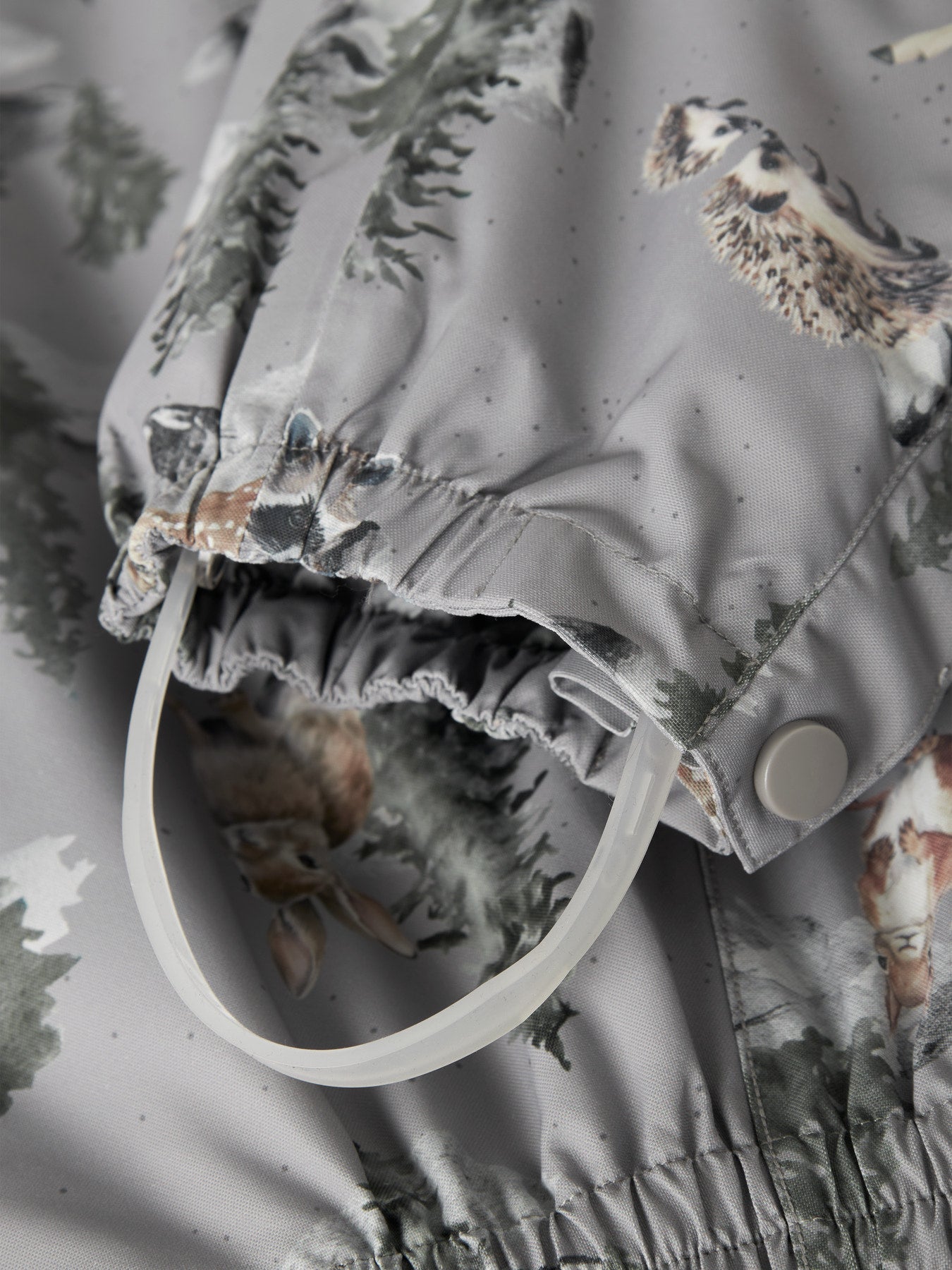 Name It MINI – SNOW10 Lasten talvihaalari - Ultimate Grey WOODLAND