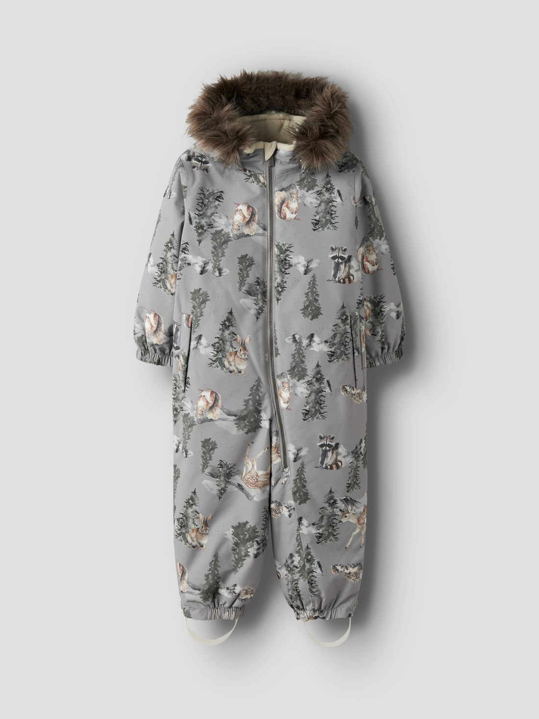 Name It MINI – SNOW10 Lasten talvihaalari - Ultimate Grey WOODLAND