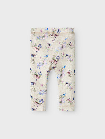 NAME IT Baby  RIBBINEULOKSINEN LEGGINGSIT - Mauve