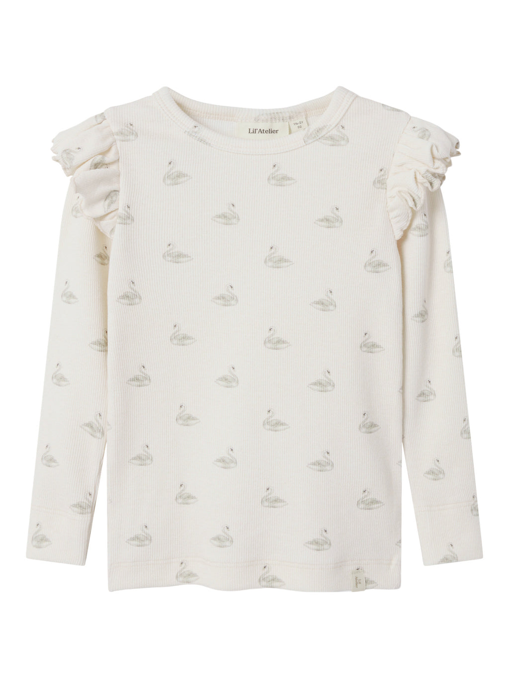 Lil Atelier - pitkähihainen paita - Pastel Parchment SWAN