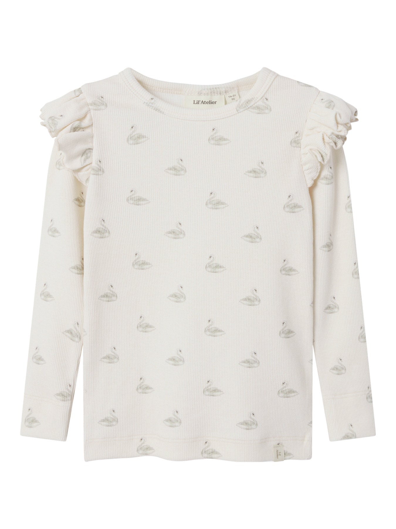 Lil Atelier - pitkähihainen paita - Pastel Parchment SWAN