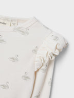 Lil Atelier - pitkähihainen paita - Pastel Parchment SWAN