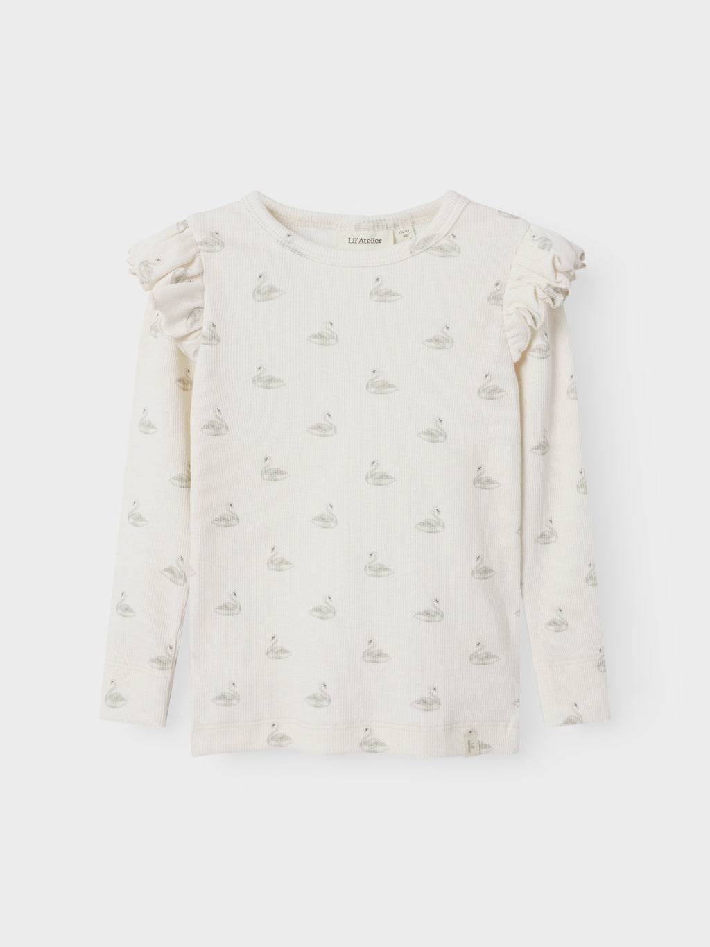 Lil Atelier - pitkähihainen paita - Pastel Parchment SWAN