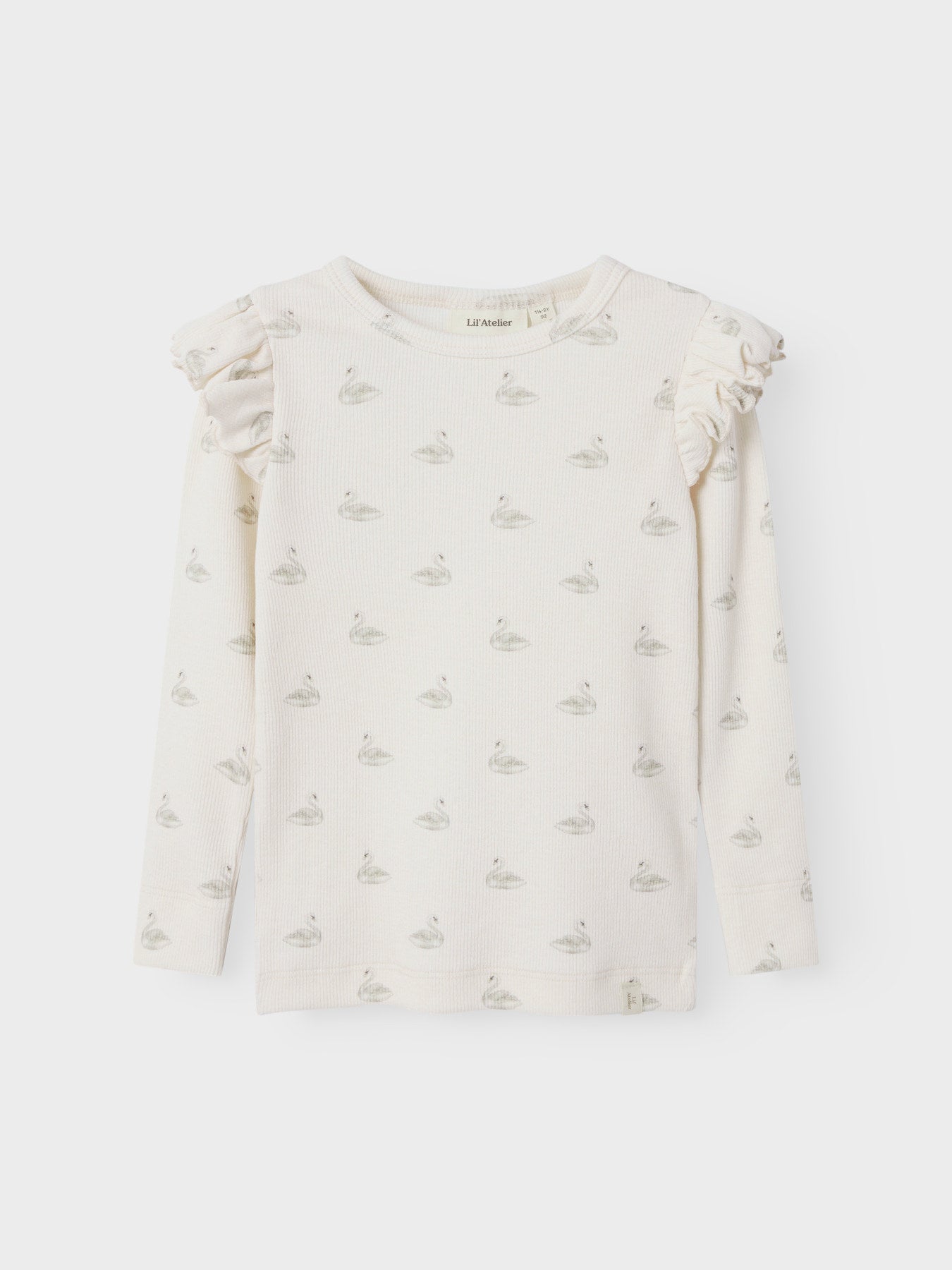 Lil Atelier - pitkähihainen paita - Pastel Parchment SWAN