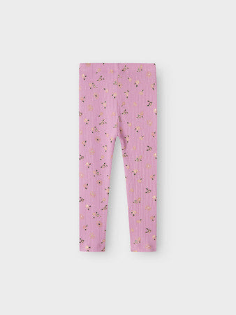 NAME IT MINI  RIBBINEULOKSINEN LEGGINGSIT-MAUVE