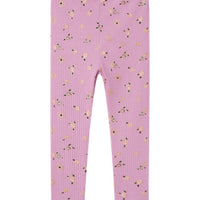 NAME IT MINI  RIBBINEULOKSINEN LEGGINGSIT-MAUVE